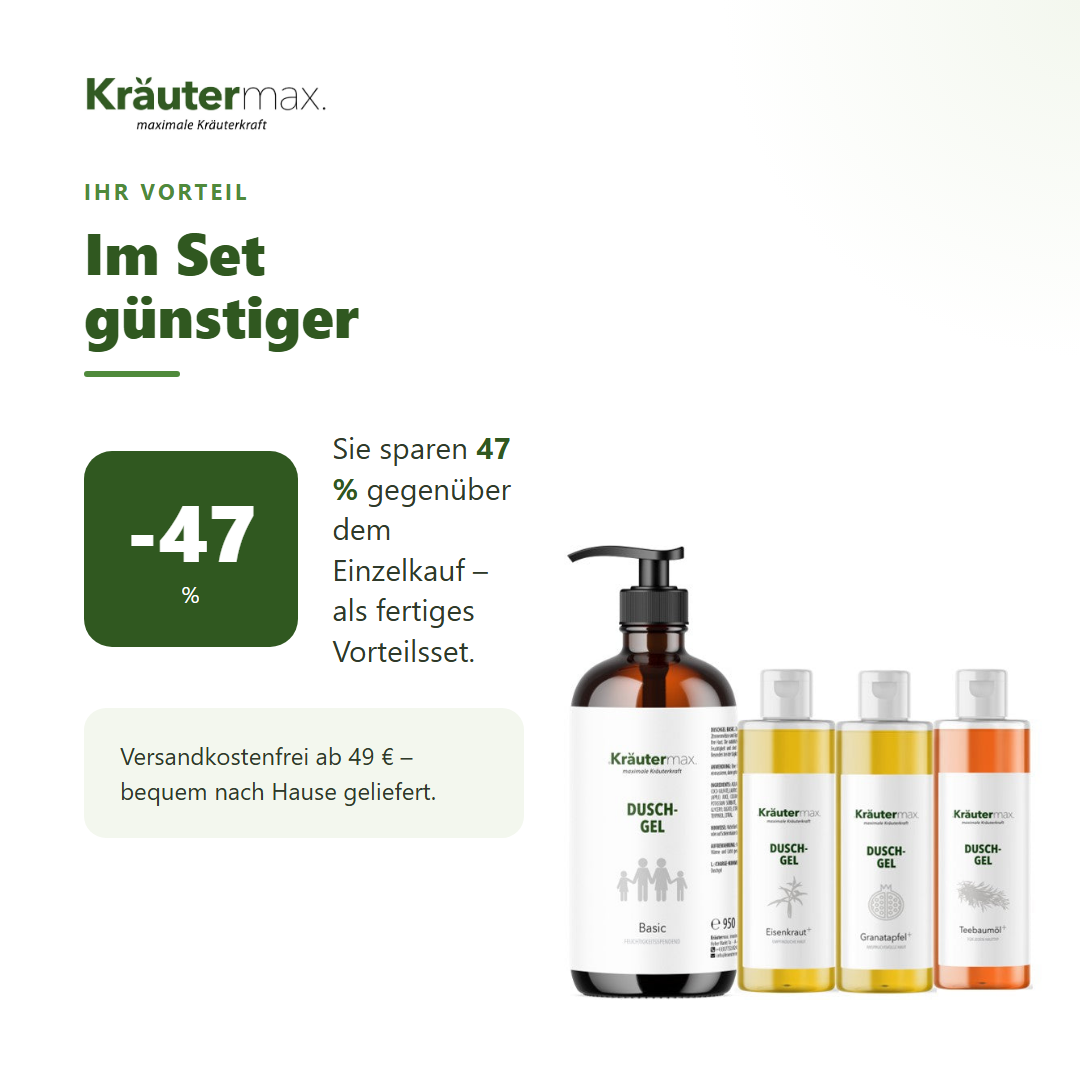 Sommer Duschgel Set 1700 ml – Ihr Vorteil: 47 % sparen gegenüber Einzelkauf