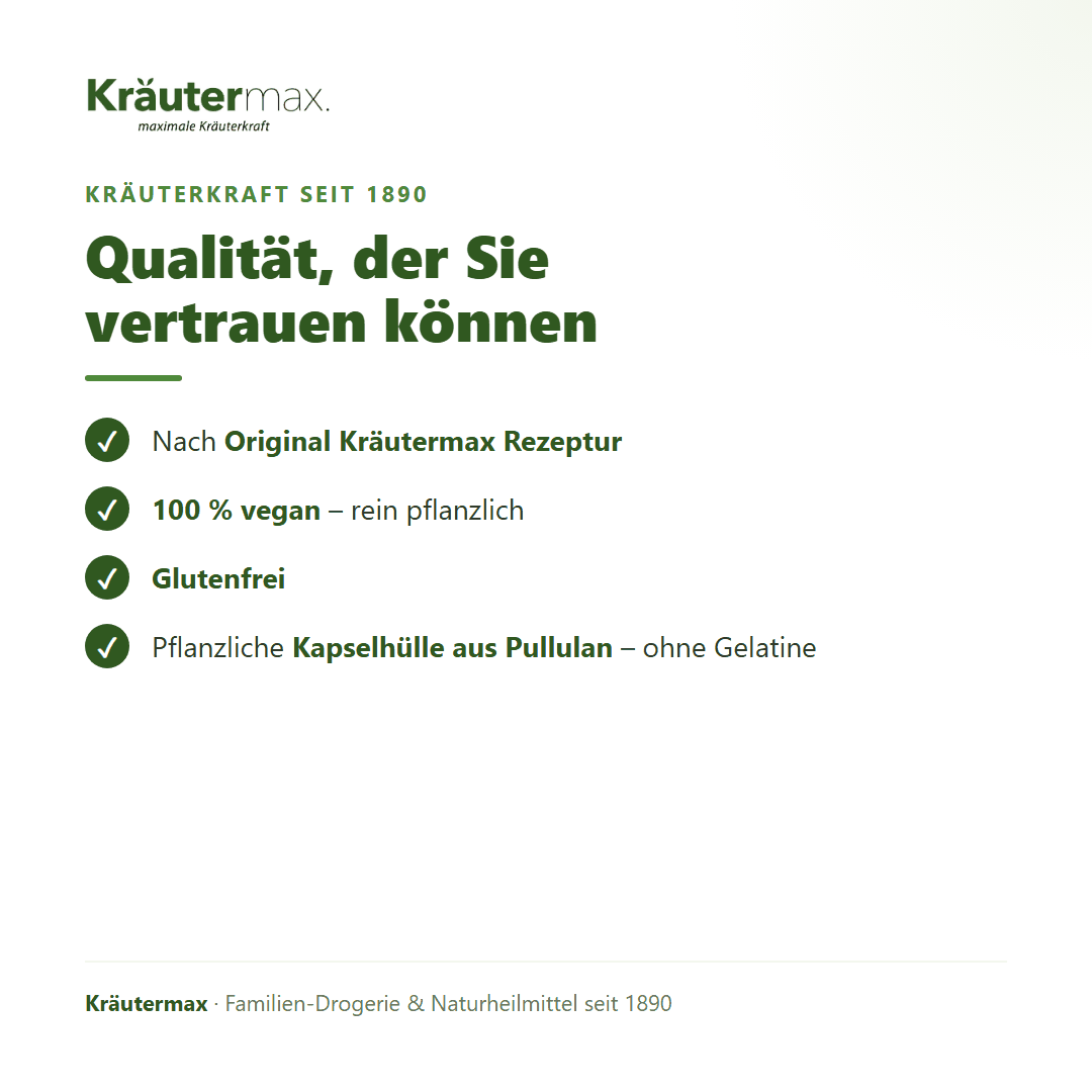 Algen Leber Komplex+ Kapseln – Kräutermax Qualität: vegan, glutenfrei, Pullulan-Kapselhülle