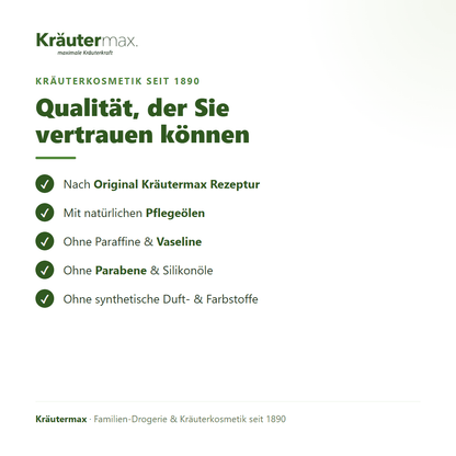 Aloe Vera Handcreme – Qualität: nach Original Kräutermax Rezeptur, ohne Parabene und Silikonöle
