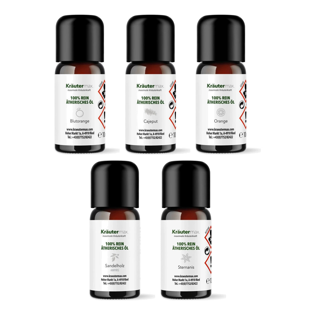 Ätherische Öle Winter 5x10 ml