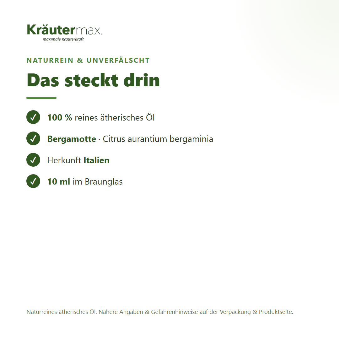 Bergamotte Öl – naturreines ätherisches Öl, Herkunft und Gewinnung
