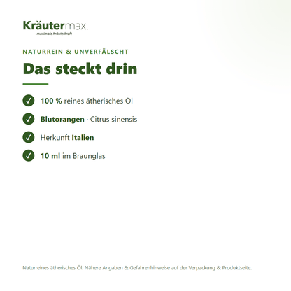 Blutorangen Öl – naturreines ätherisches Öl, Herkunft und Gewinnung