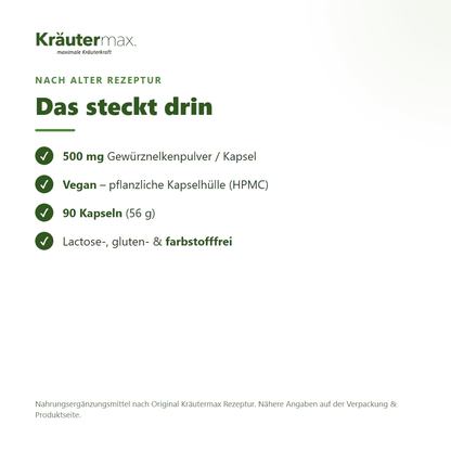 Gewürznelken Kapseln – wirkstoffe