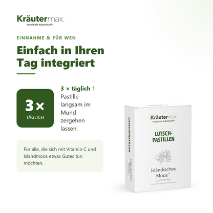 Isländisch Moos Lutschtabletten – einnahme
