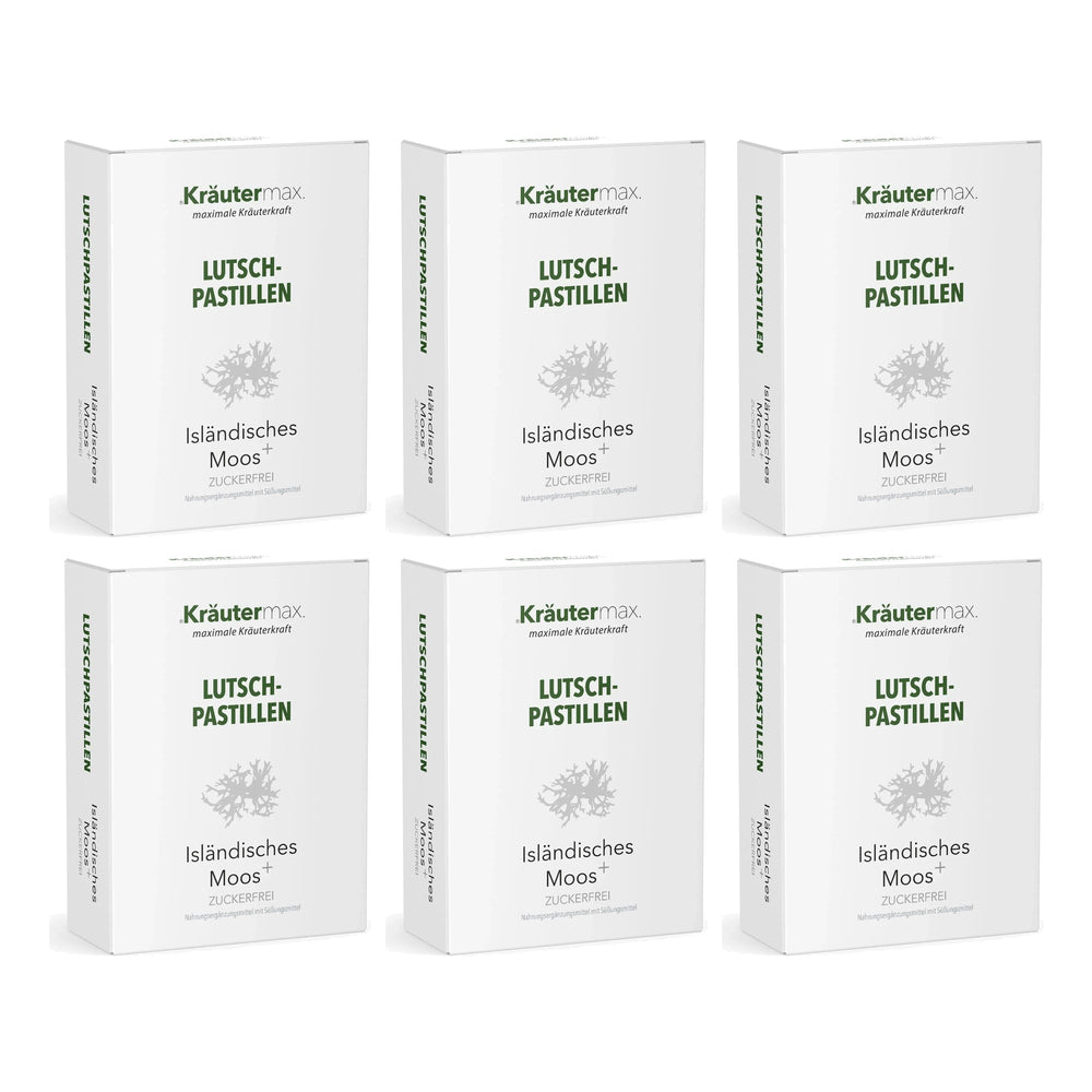 Isländisch Moos Lutschtabletten 6 x 36 Stk.