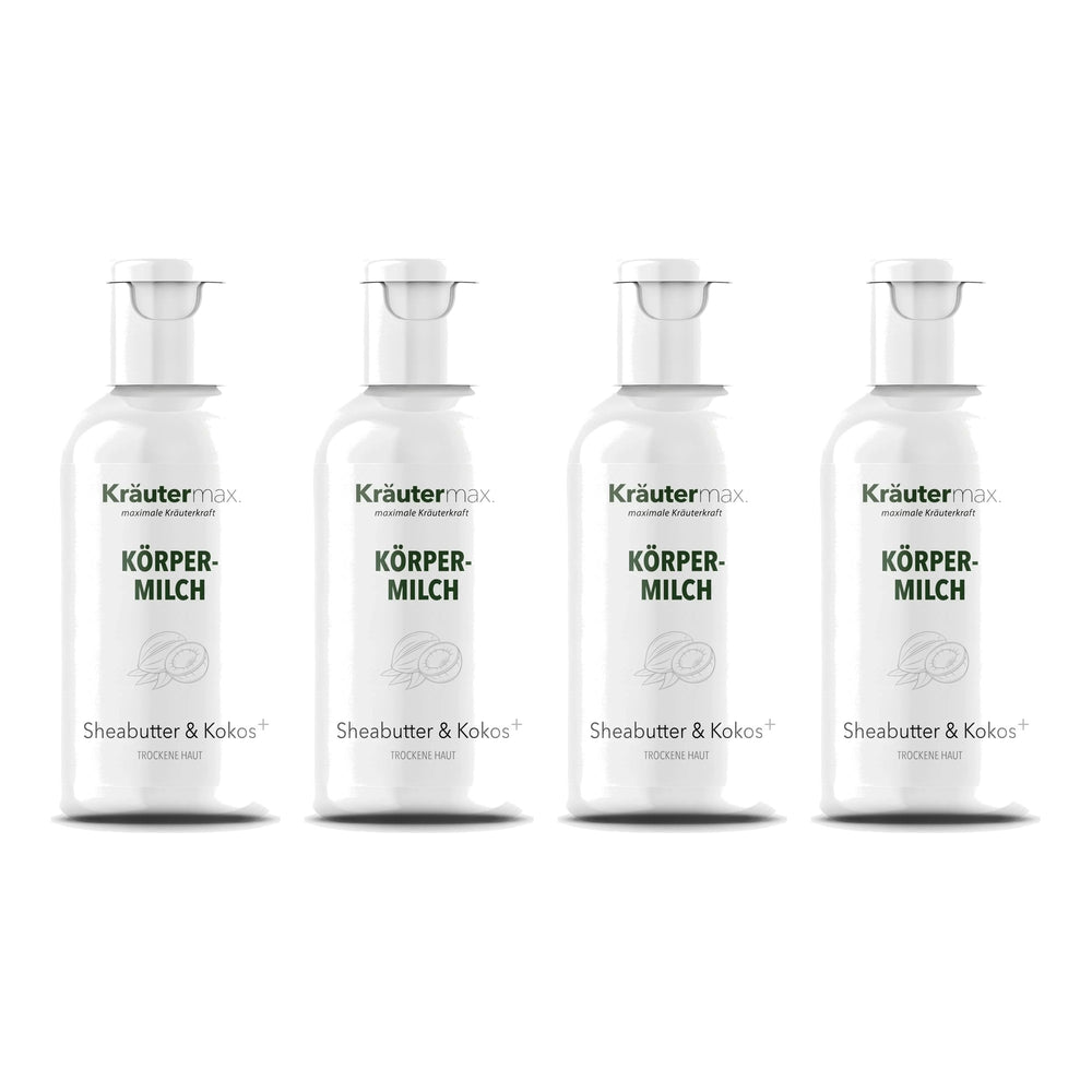 Körpermilch Sheabutter & Kokos+ 4 x 250 ml