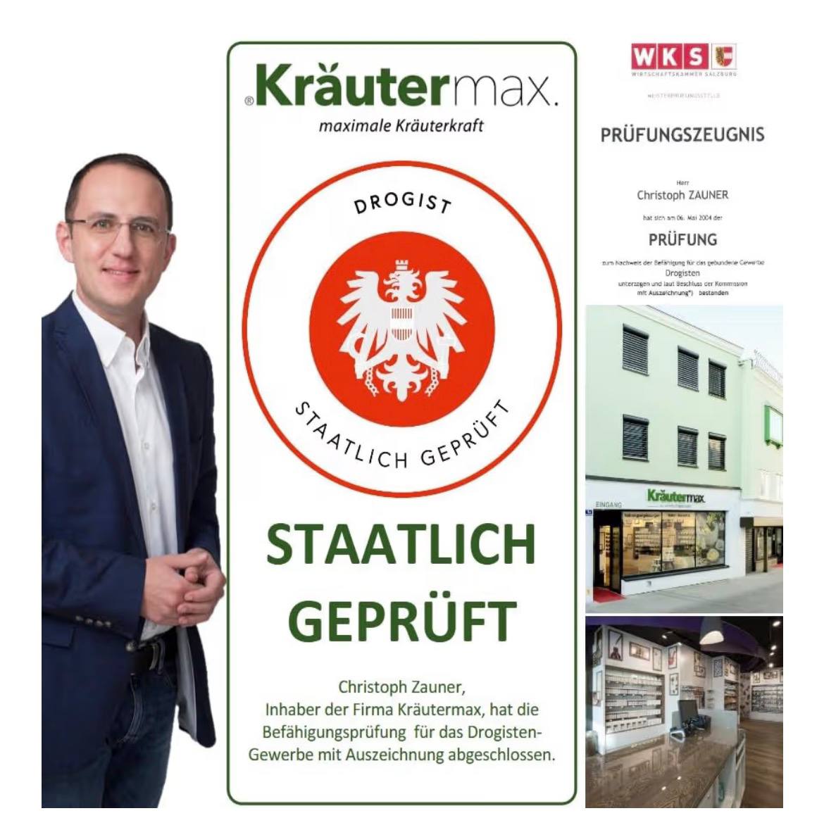 Kräutermax – staatlich geprüfter Drogist Christoph Zauner