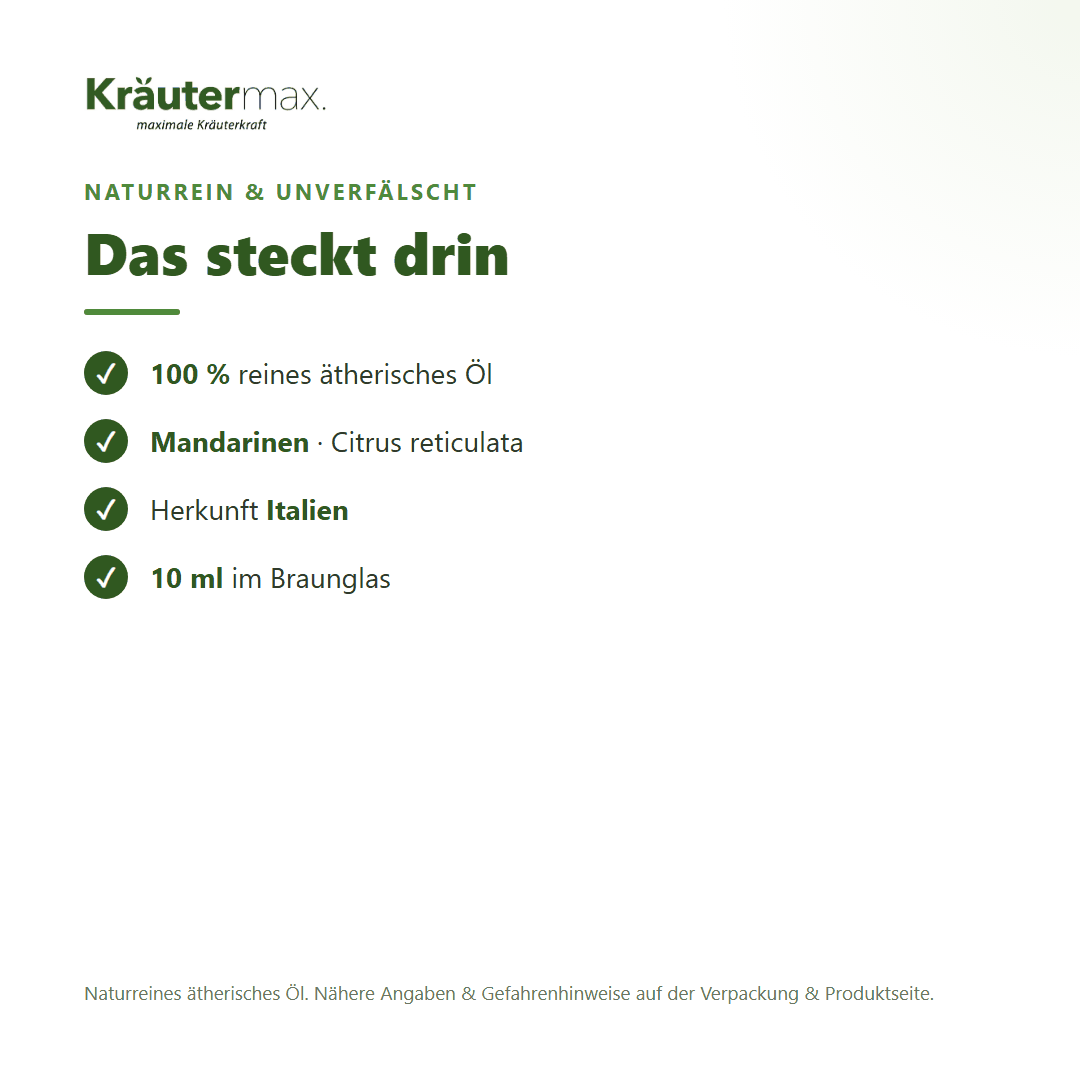 Mandarinen Öl – naturreines ätherisches Öl, Herkunft und Gewinnung