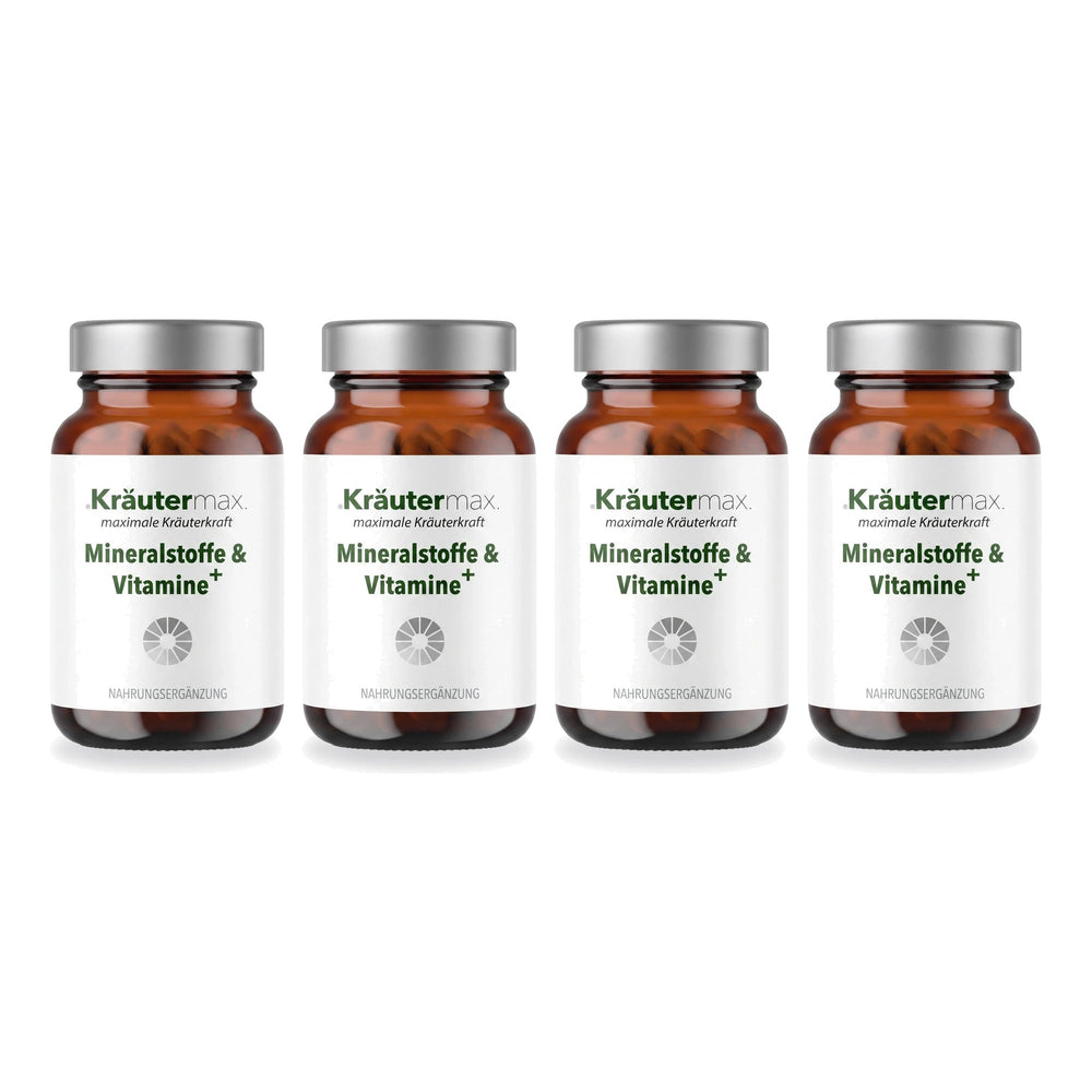 Mineralstoffe und Vitamine Kapseln 4 x 60 Stück