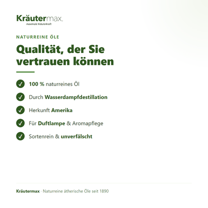 Pfefferminz Öl – Qualität: 100 % naturrein, für Duftlampe und Aromapflege