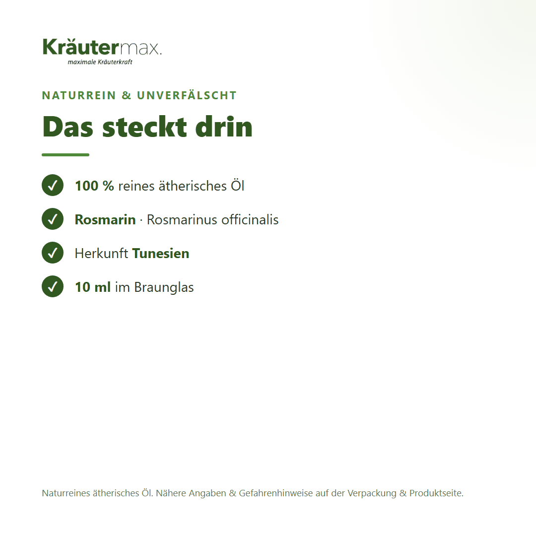 Rosmarin Öl – naturreines ätherisches Öl, Herkunft und Gewinnung