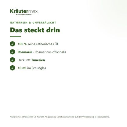 Rosmarin Öl – naturreines ätherisches Öl, Herkunft und Gewinnung