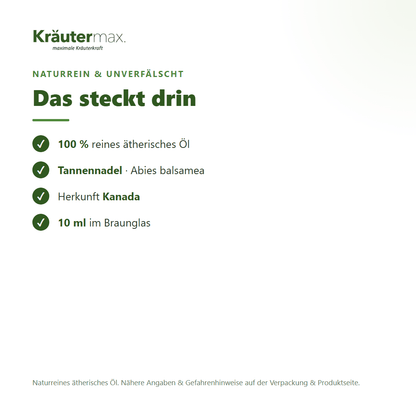 Tannennadel Öl – naturreines ätherisches Öl, Herkunft und Gewinnung
