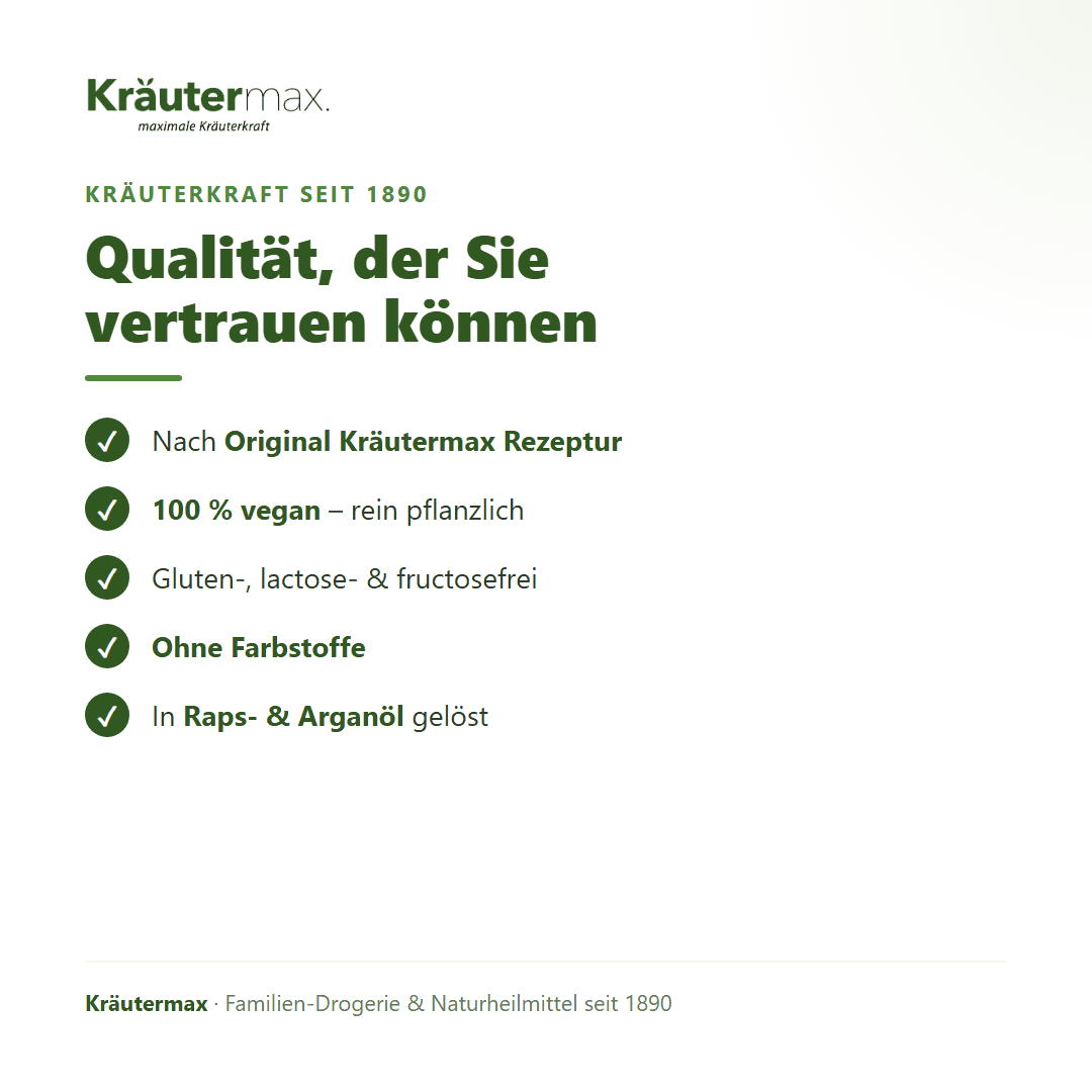 Vitamin K2 vegan Tropfen – Qualität: 100 % vegan, gluten-, lactose- und fructosefrei, ohne Farbstoffe, in Raps- und Arganöl gelöst