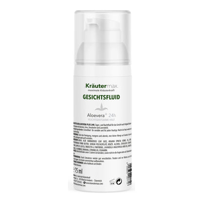 Aloe Vera Gesichtsfluid 75 ml – Kräutermax