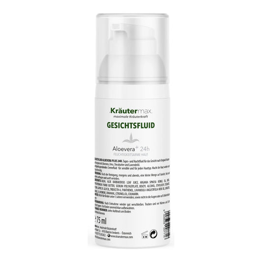 Aloe Vera Gesichtsfluid 75 ml – Kräutermax