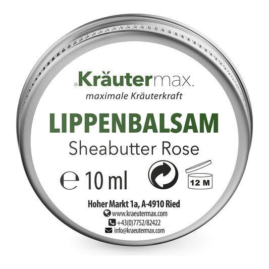 Rose Sheabutter Lippenbalsam 10 ml – Kräutermax