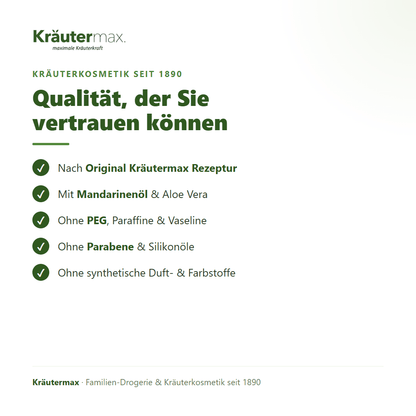 Wellness Duschgel – Qualität: nach Original Kräutermax Rezeptur, ohne PEG, Parabene und Silikonöle