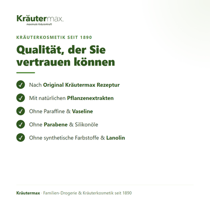 Zinnkraut Shampoo – Qualität: nach Original Kräutermax Rezeptur, ohne Parabene und Silikonöle